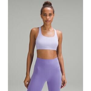 Lululemon Energy Bra *Medium Support, B–D Cups Lilac Smoke Size 10